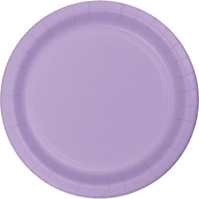 Luscious Lavender 7" Round Paper Plate