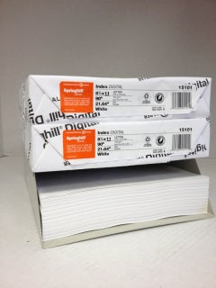 Springhill Index White 90# Cardstock 8.5 x 11