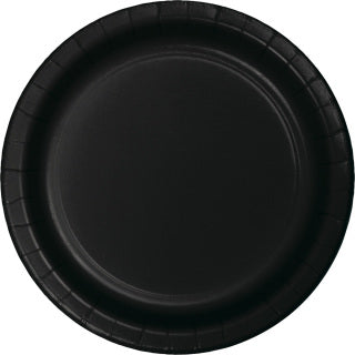 Black Velvet 7" Paper Plate