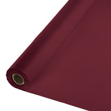 Burgundy Banquet Plastic Tablecover Roll 40"x100'