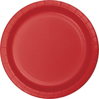 Classic Red 7" Paper Plate