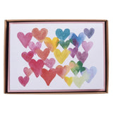 "Rainbow Hearts" Boxed Cards