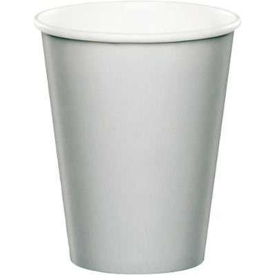 Shimmering Silver Hot or Cold 9OZ Cup